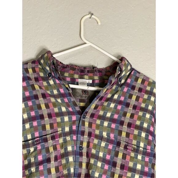 The Territory Ahead Men's Shirt Long Sleeve Button Down Check Cotton XL - Picture 2 of 4